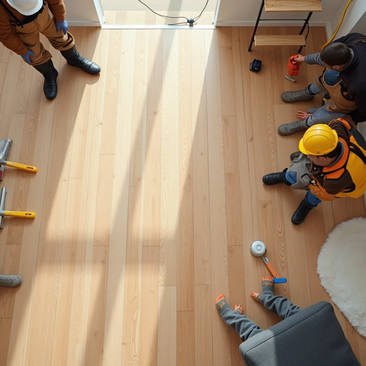 Illustration for a North Alabama flooring guide on hardwood refinishing cost Huntsville