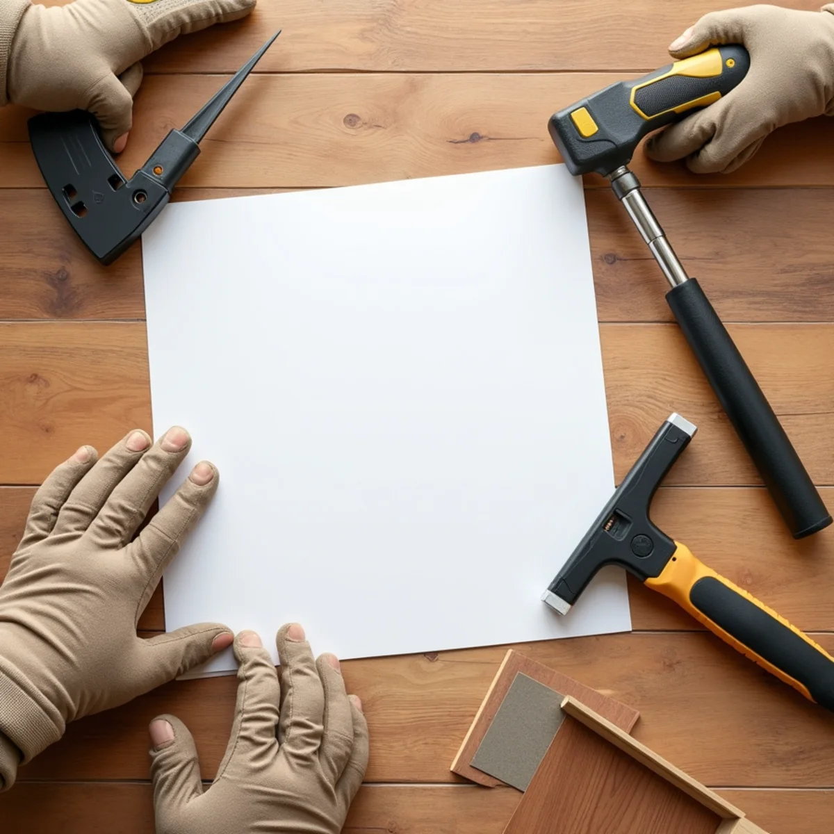 Illustration for a North Alabama flooring guide on solid vs engineered hardwood