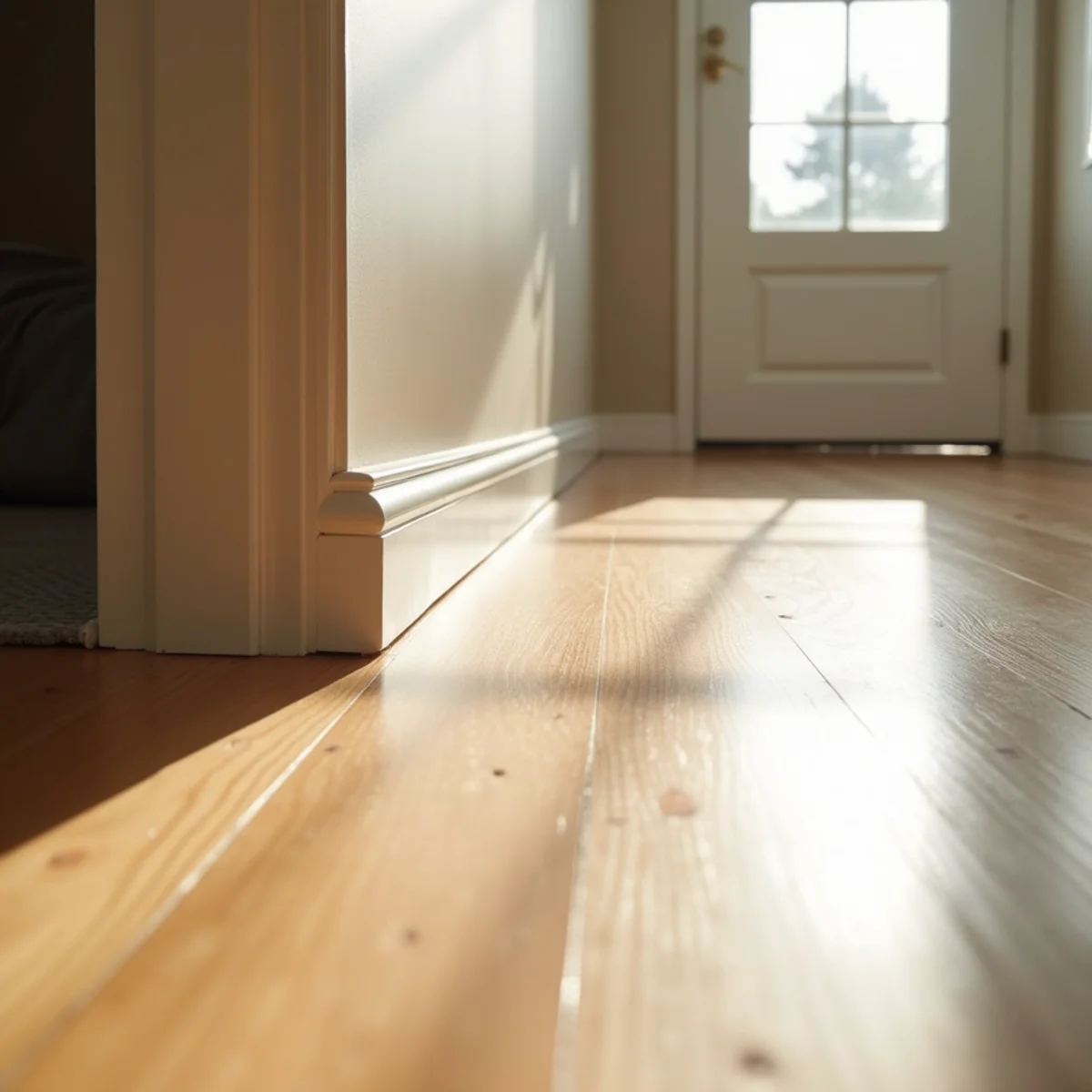 finished room detail during fast flooring installation in Huntsville, AL