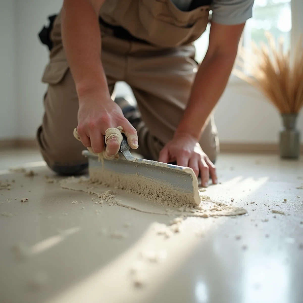subfloor leveling — flooring work in Huntsville, AL