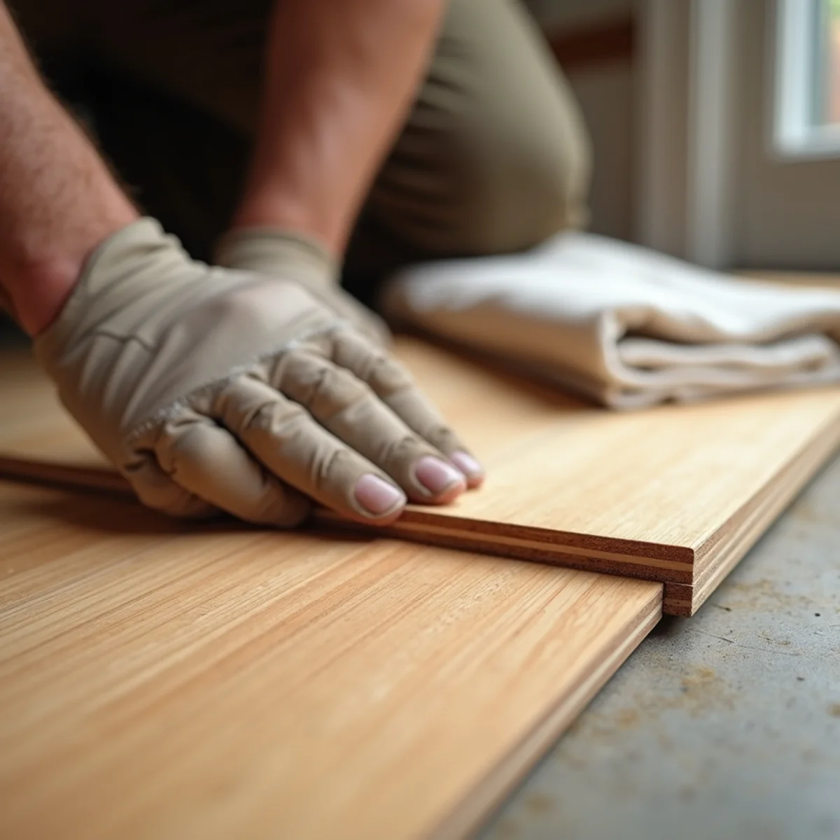engineered hardwood detail — flooring work in Huntsville, AL